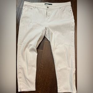 Lauren Ralph Lauren white jeans 18W